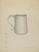 Silver Mug, 1936. Creator: Amelia Tuccio.