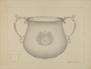 Silver Caudle Cup, 1936. Creator: Amelia Tuccio.
