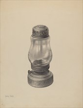 Kerosene Lantern, c. 1939. Creator: Amelia Tuccio.