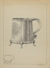 Silver Mug, c. 1936. Creator: Simon Weiss.