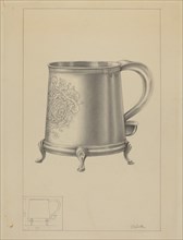 Silver Mug, 1935/1942. Creator: Simon Weiss.