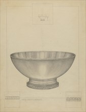 Silver Bowl, c. 1936. Creator: Hans Westendorff.