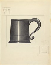 Pewter Mug, 1935/1942. Creator: Charlotte Winter.