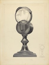 Bull's Eye Lamp, c. 1939. Creator: Charlotte Winter.