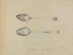 Silver Spoon, 1935/1942. Creator: Charlotte Winter.