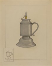 Petticoat Lamp, c. 1936. Creator: A. Zaidenberg.