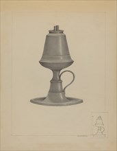 Lamp, c. 1936. Creator: A. Zaidenberg.