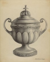 Silver Sugar Bowl, 1936. Creator: Nicholas Zupa.