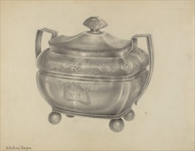 Silver Bowl, 1935/1942. Creator: Nicholas Zupa.