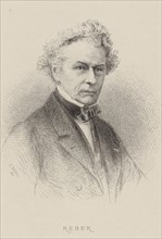 Portrait of the composer Napoléon-Henri Reber (1807-1880), 1867. Creator: Deblois, Charles Alphonse (1822-1883).