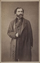 Portrait of the Composer Giuseppe Verdi (1813-1901). Creator: Photo studio Giraldon & Cie.