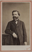 Portrait of the Composer Giuseppe Verdi (1813-1901). Creator: Photo studio Nadar.