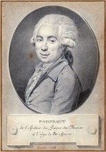 Portrait of the poet Jean-Antoine Roucher (1745-1794). Creator: Pujos, André (1738-1788).