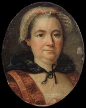 Portrait of the novelist Françoise de Graffigny (1695-1758). Creator: Anonymous.