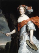 Portrait of Anne Marie Louise d'Orléans (1627-1693), Duchess of Montpensier, c. 1660. Creator: Beaubrun, Henri (1603-1677).