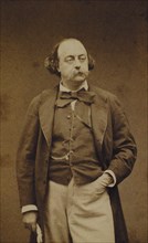 Portrait of Gustave Flaubert (1821-1880), 1860. Creator: Carjat, Étienne (1828-1906).