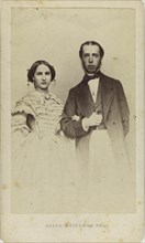 Portrait of Charlotte and Maximilian I of Mexico, 1857. Creator: Photo studio Mayer & Pierson.