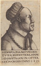 Portrait of Wolfgang Jörger (1462-1524), Freiher of Upper Austria. Creator: Hopfer, Hieronymus (1500-1563).
