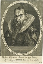 Portrait of the composer Sethus Calvisius (1556-1615). Creator: Bry, Theodor de (1528-1598).
