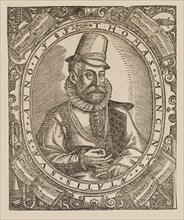 Portrait of the composer Thomas Mancinus (1550-1612), 1585. Creator: Scharffenberg, Georg (1530-1607).