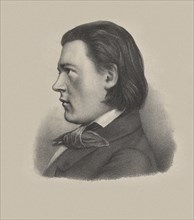 Portrait of the organist and composer Theodor Kirchner (1823-1903). Creator: Stäbli, Diethelm Rudolf (1812-1868).