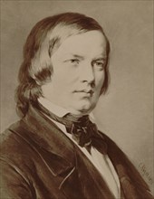 Portrait of the Composer Robert Schumann (1810-1856), 1871. Creator: Jäger, Carl (1833-1887).
