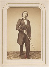 Portrait of the Violinist Jean Becker (1833-1884). Creator: Desmaisons, Émile (1812-1880).