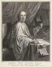 Portrait of the Poet Jean-Baptiste de Santeul (1630-1697). Creator: Edelinck, Gerard (1640-1707).