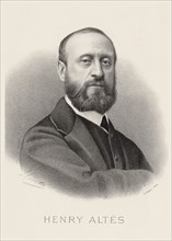 Portrait of the flautist and composer Joseph-Henri Altès (1826-1895), 1860. Creator: Anonymous.