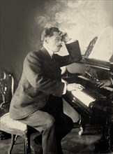 Portrait of the Composer Anton Arensky (1861-1906). Creator: Photo studio H. Rentz & F. Schrader.