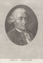 Carlo Goldoni (1707-1793). Creator: Locatelli, Antonio (1786-1848).