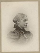Pianist and composer Agathe Backer Grøndahl (1847-1907). Creator: Szacinski de Ravics, Ludwik (1844-1894).