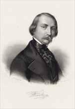 Portrait of the composer Friedrich Wilhelm Kücken (1810-1882). Creator: Schuler, Charles Auguste (1804-1859).