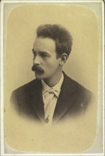 Portrait of the composer Rudolph Sophus Bergh (1859-1924), c. 1890. Creator: Riise, Frederik (1863-1933).