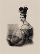 Portrait of the pianist and composer Leopoldine Blahetka (1809-1885). Creator: Anonymous.