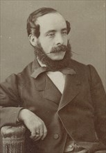 Portrait of the violinist and composer Adolphe Blanc (1828-1885), c. 1870. Creator: Photo studio Nadar.
