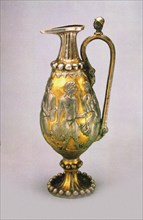 Gold and Silver Kettle, 569. Creator: Sassanian Art.