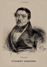 Portrait of the composer Ramon Carnicer (1789-1855), 1836. Creator: Madrazo y Kuntz, Federico de (1815-1894).