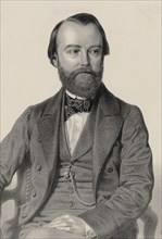 Portrait of the violinist and composer Édouard Deldevez (1817-1897), 1857. Creator: Vogt, Pierre Charles (ca 1810-ca 1890).