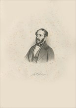 Portrait of pianist and composer Josef Dessauer (1798-1876), 1846. Creator: Decker, Gabriel (1821-1855).