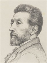 Portrait of the composer Jules-Laurent Duprato (1827-1892), 1880. Creator: Boulanger, Gustave Clarence Rodolphe (1824-1888).