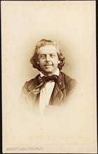 Portrait of the composer Niels Wilhelm Gade (1817-1890), ca 1865. Creator: Photo studio Schmidt & Malling.