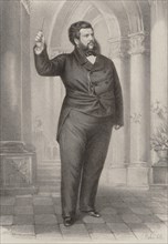 Portrait of the Composer Prince Juri Nikolayevich Golitsyn (1823-1872). Creator: Hahn, Christian Georg (active Second Half of the 19th cen.).
