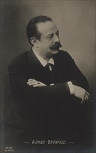 Portrait of the pianist and composer Alfred Grünfeld (1852-1924), c. 1900. Creator: Anonymous.