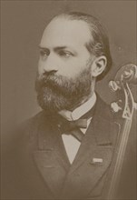 Portrait of the cellist and composer Friedrich Grützmacher (1832-1903, 1880. Creator: Anonymous.
