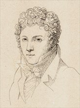 Portrait of the flutist and composer Joseph Guillou (1787-1853), 1820. Creator: Frémy, Jacques (1782-1867).