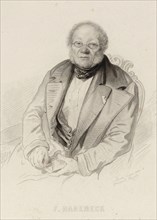 Portrait of the composer François Antoine Habeneck (1781-1849), 1840. Creator: Massard, Léopold (1812-1889).