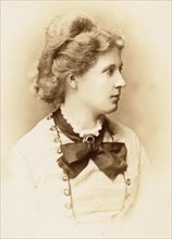 Portrait of the pianist, composer and singer Elisabeth von Herzogenberg (1847-1892). Creator: Anonymous.