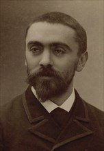 Portrait of the composer Georges Hüe (1858-1948), c. 1895. Creator: Photo studio Nadar.