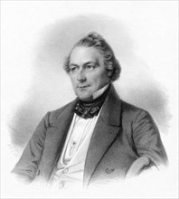Portrait of the composer Friedrich Wilhelm Jähns (1809-1888), 1850. Creator: Fischer, Carl (active 1825-1860).